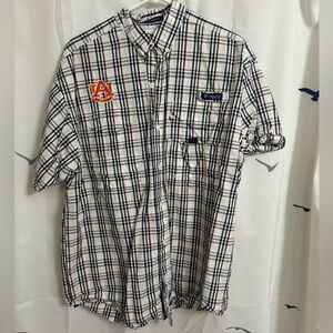 Columbia PGF collegiate button up. Auburn Tigers